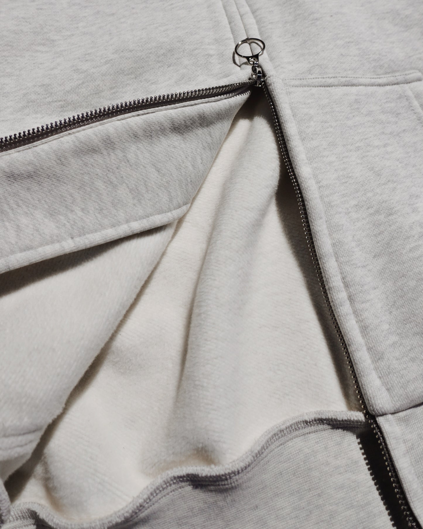 Ascension Signature Zip Hoodie — Marle Grey