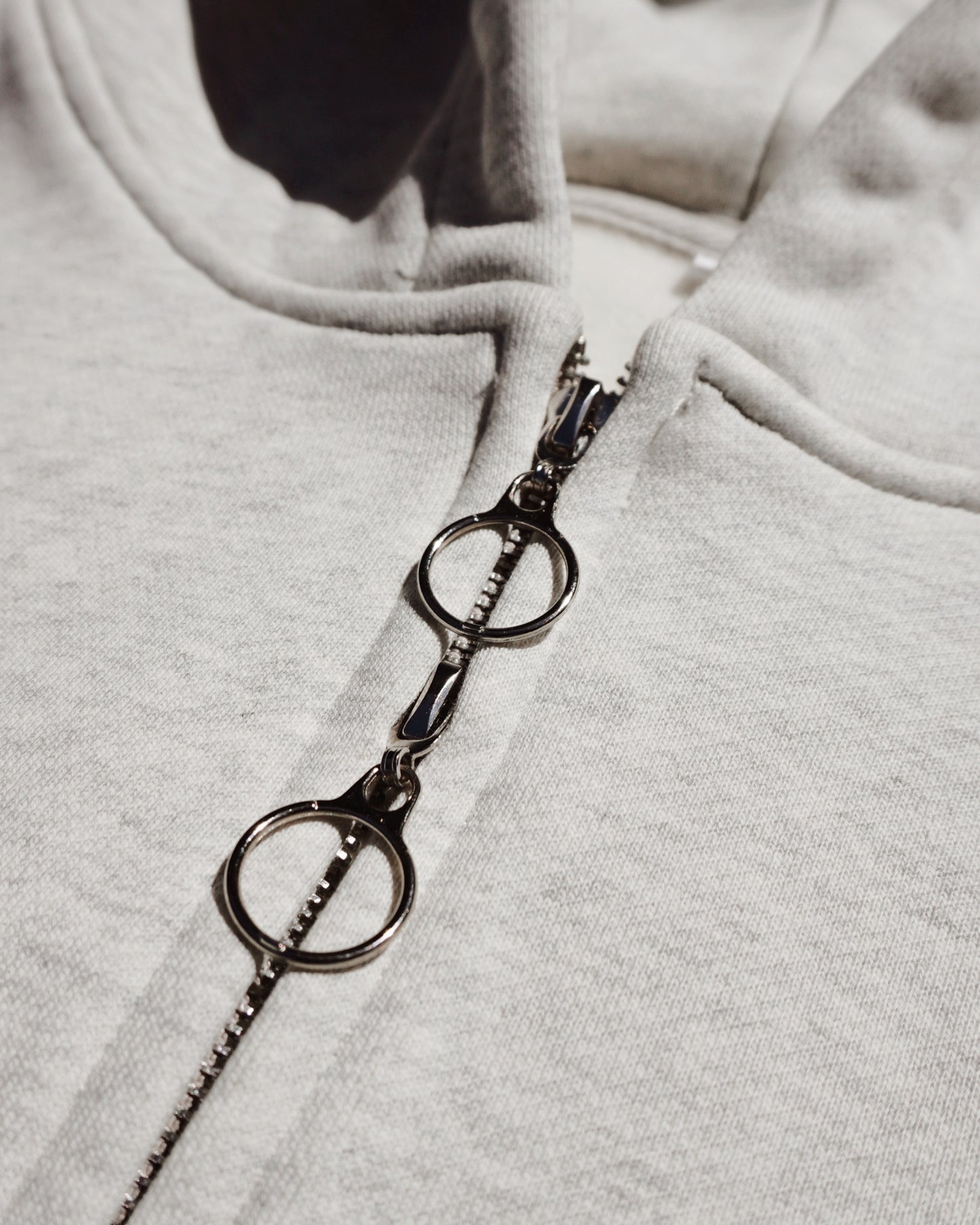 Ascension Signature Zip Hoodie — Marle Grey