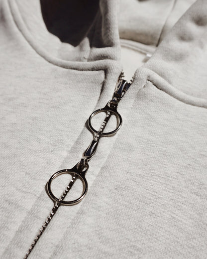 Ascension Signature Zip Hoodie — Marle Grey