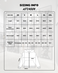 Ascension Signature Zip Hoodie — Black